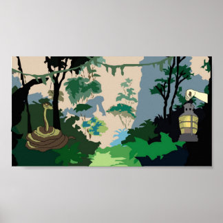 Oerwoud Snake Poster