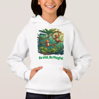 Oerwoud Swingers: speelse aapjes T-shirt