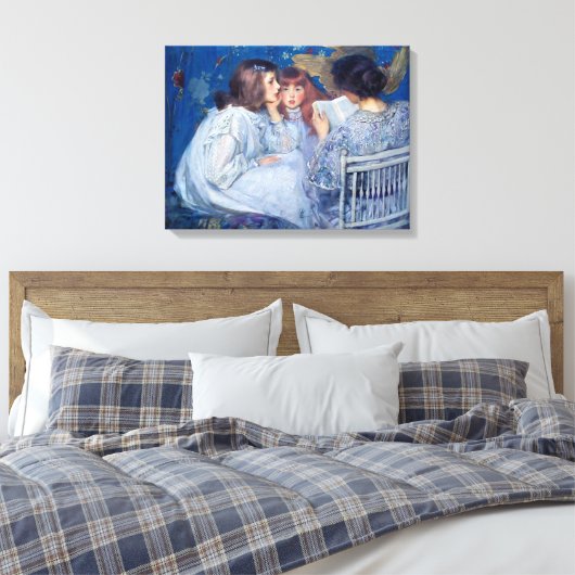 Oerwoud Tales van James Shannon. Canvas Afdruk (Insitu (Slaapkamer))