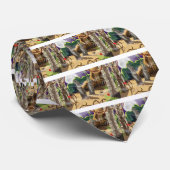 Oerwoud Temple Stropdas (Opgerold)