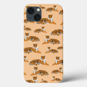 Oerwoud Tiger Animal Pattern iPhone 13 Hoesje
