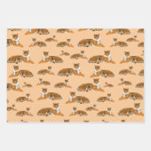 Oerwoud Tiger Animal Pattern Inpakpapier Vel (Voorkant 3)