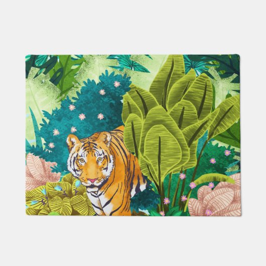 Oerwoud Tiger Deurmat (Voorkant)
