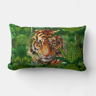 Oerwoud Tiger Pillow Colorful Tiger Lumbar Pillo Kussen