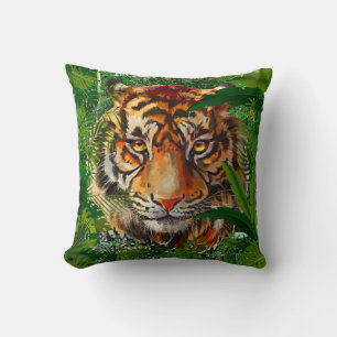Oerwoud Tiger Pillow Colorful Tiger Sierkussen