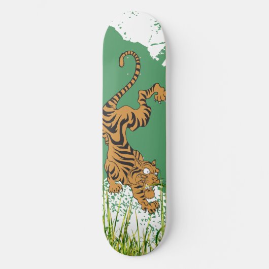 Oerwoud Tiger Skateboard (Voorkant)