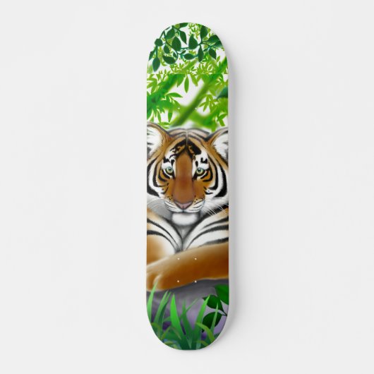 Oerwoud Tiger Skateboard (Voorkant)