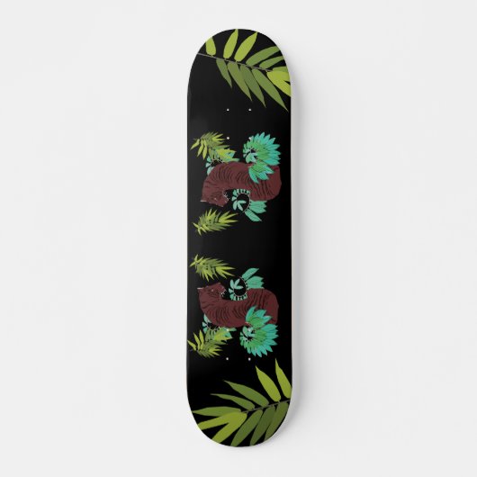 Oerwoud Tiger Skateboard (Voorkant)