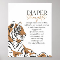 oerwoud tijger baby shower laat in de nacht