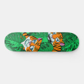 Oerwoud tijger kinder skateboard (Horizontaal)