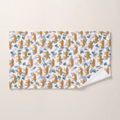 Oerwoud tijger op witte badhanddoekset bad handdoek (Handdoek)