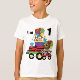 Oerwoud Train 1e Verjaardag T-shirts en geschenken