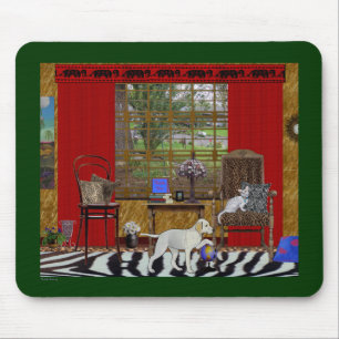 Oerwoud/tuin Dank u Mousepad Muismat