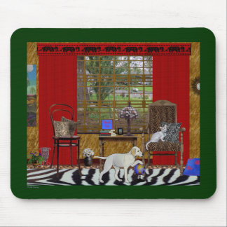 Oerwoud/tuin Dank u Mousepad Muismat