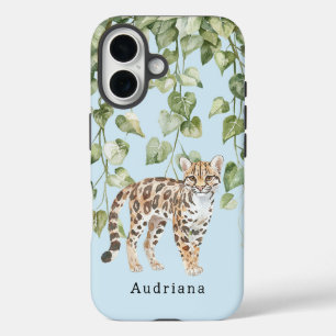 Oerwoud van leopard iPhone 16 hoesje