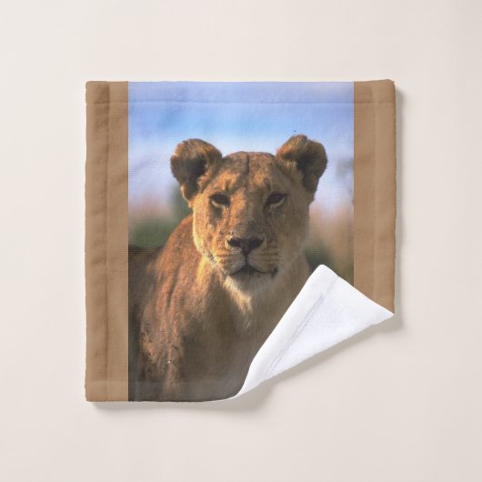 Oerwoud van Lioness Lovers Bad Handdoek (Wasdoekje)