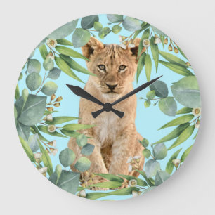 Oerwoud van lionwoud grote klok