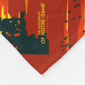 oerwoud van notre dame fleece deken (Hoek)