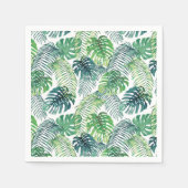 Oerwoud van Palms Design Paper Napkins Servet (Voorkant)
