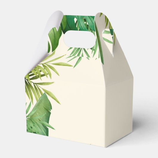 Oerwoud verliest Dinosaur 6e verjaardag Favor Bo Bedankdoosjes (Achterkant)