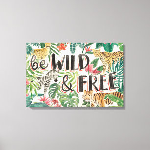 Oerwoud Vibes Canvas Afdruk