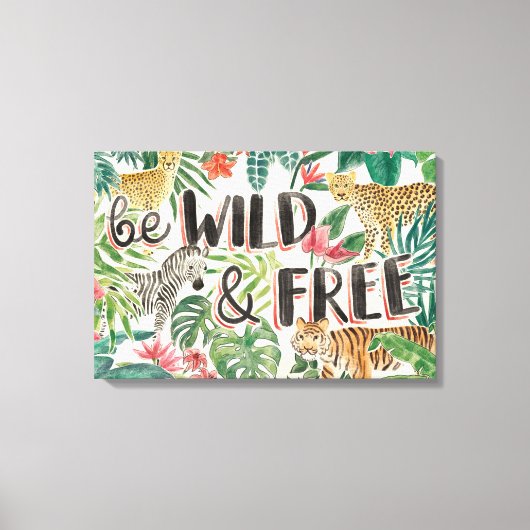 Oerwoud Vibes Canvas Afdruk (Voorkant)