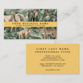 Oerwoud voor wilde dieren in afrika visitekaartje (Voorkant / Achterkant)