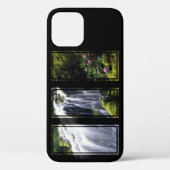 Oerwoud Waterfall Triptych Digital Art Case-Mate iPhone Case (Achterkant)