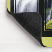 Oerwoud Waterfall Triptych Digital Art Muismat (Hoek)