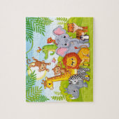 Oerwoud Wilde Baby Animals Puzzle Legpuzzel (Verticaal)