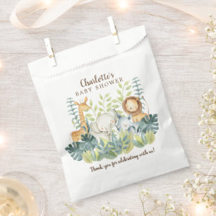 Oerwouden Dieren Baby showers Bedankzakje