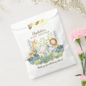 Oerwouden Dieren Baby showers Bedankzakje (Gezegeld)