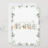 Oerwouden Dieren Greenery Young Wild and Three Kaart (Achterkant)