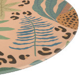 Oerwouden luipaard print: Dierlijk naadloos patroo Snijplank (Hoek)