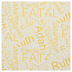 OES Collage Yellow Stof