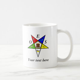 OES Eastern Star Sister Masonry Order Koffiemok