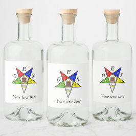 OES Eastern Star Sister Masonry Order Likeurfles Etiket