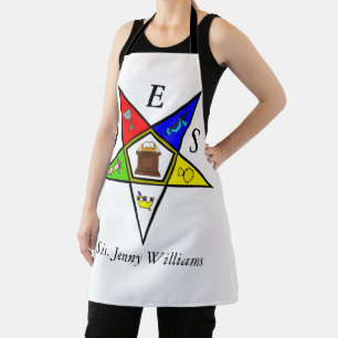 OES Eastern Star Sister Masonry Order Schort