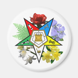 OES floral Emblem Magnet Magneet