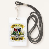 OES Foto Badge (Achterkant met draagriem)