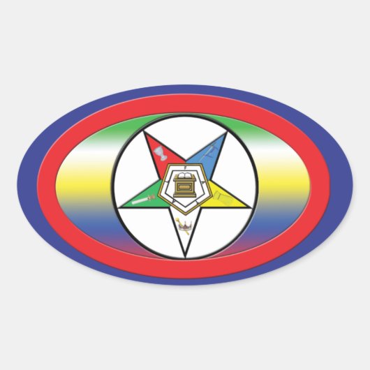 OES gekleurde STICKER (Voorkant)