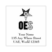 OES gepersonaliseerd Rubberstempel (Afrduk)