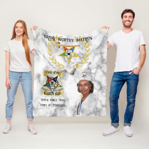 OES Grand Waardige Matron Fleece Deken