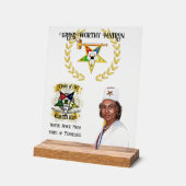 OES Grand Worthy Matron Acryl Bord (Hoek)