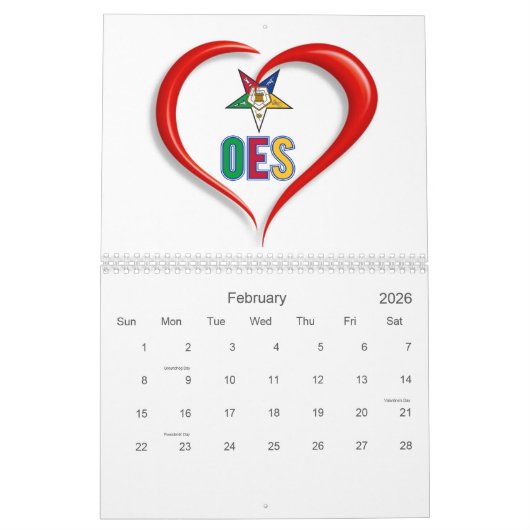 OES KALENDER (Feb 2026)