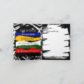 OES leeg Wenskaart Kaart (Binnen)