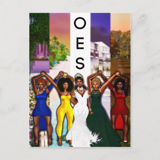 OES Lege Wenskaart Briefkaart (Voorkant)