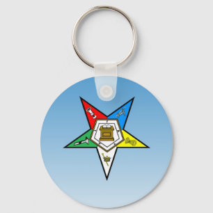 OES Orde van de Oosterse Star Blue Sleutelhanger
