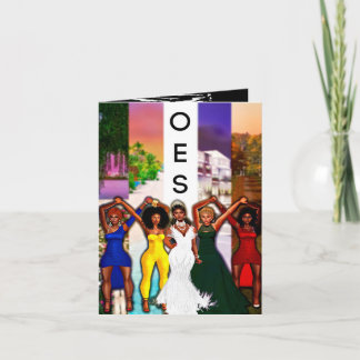 OES Orde van de Oosterse Ster Lege Wenskaart Kaart