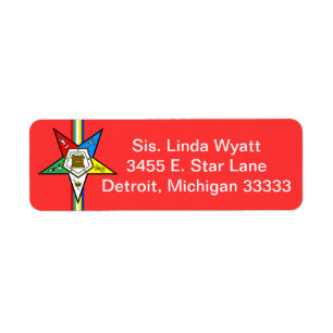 OES Orde van de Oosterse Verzendbrief van de Ster Etiket